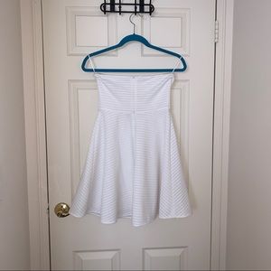 EXPRESS strapless white dress